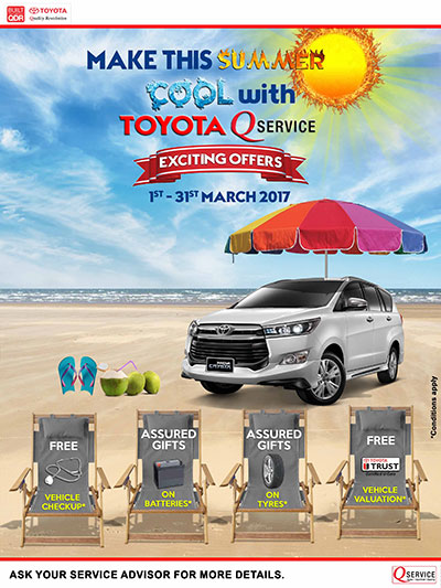 Toyota Summer service campaign